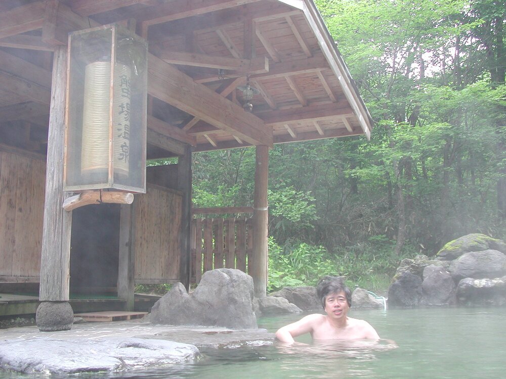 Onsen-Hot Springs in open air