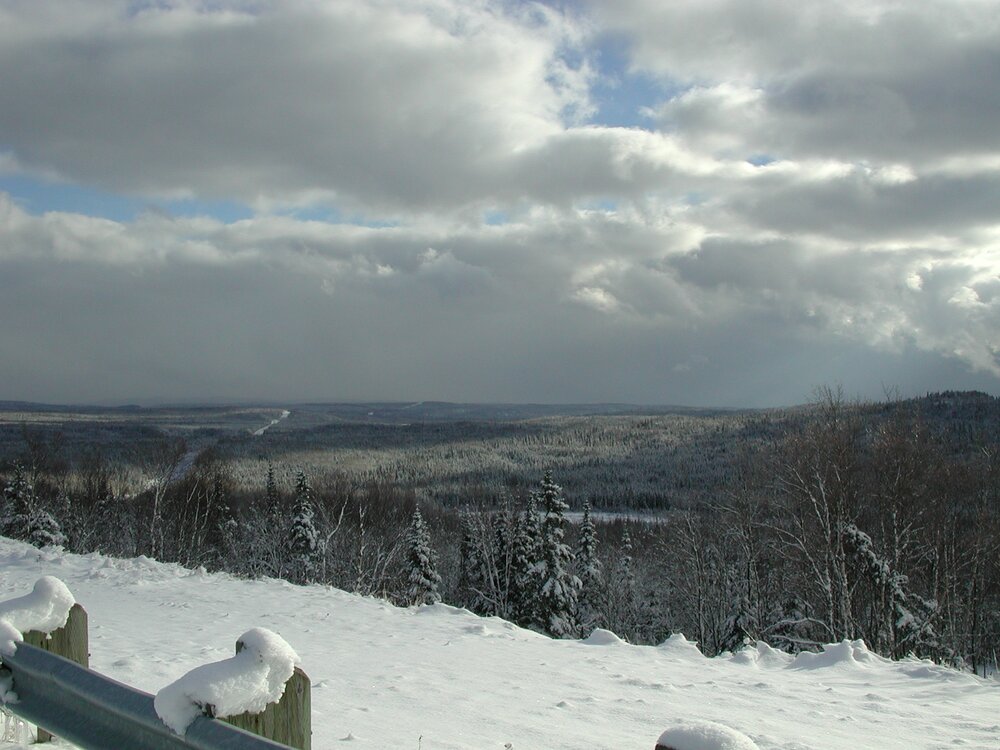 北の雪景色